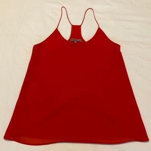 Red Polyester Top